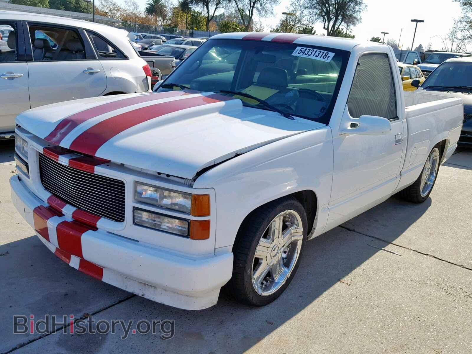 1996 GMC SIERRA C15 - VIN: 1GTEC14M7TZ525945 - Фото 2
