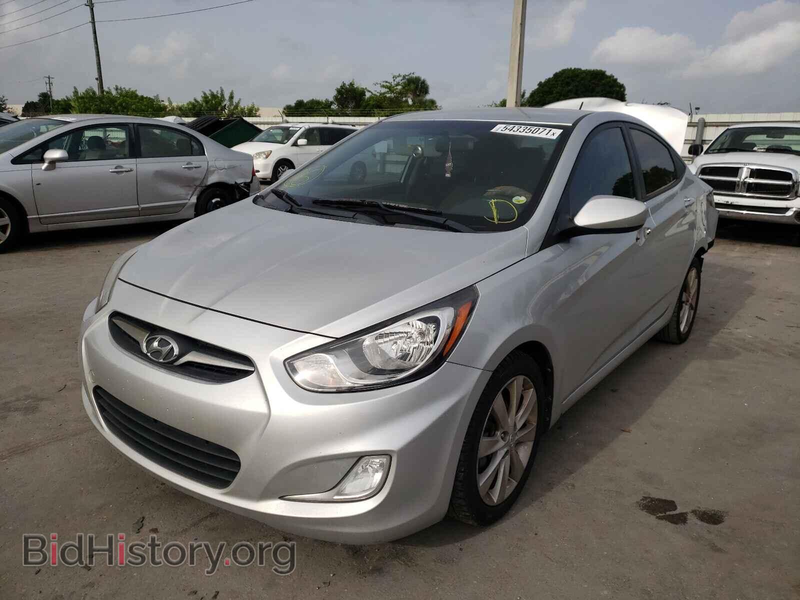2013 HYUNDAI ACCENT - VIN: KMHCU4AE1DU444324 - Фото 2