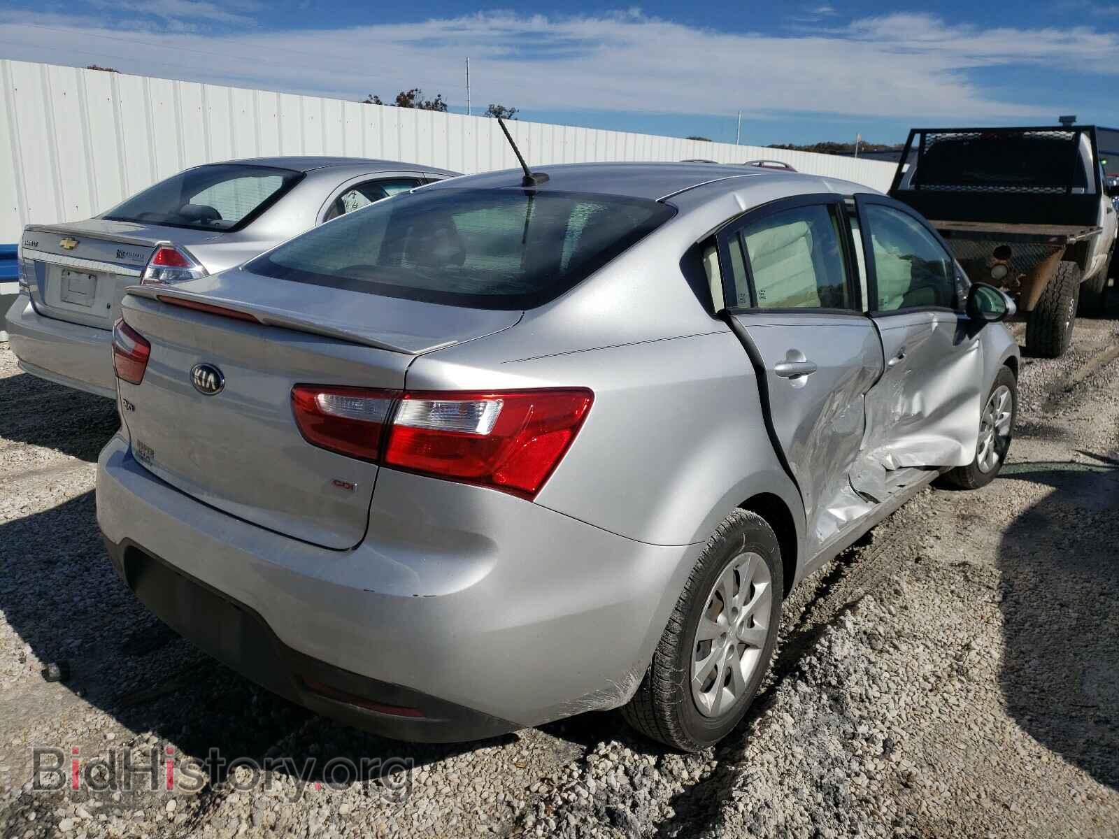 2014 KIA RIO - VIN: KNADM4A36E6404170 - Фото 4