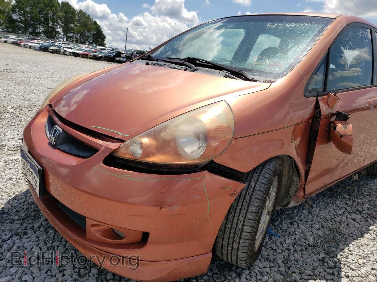 2007 HONDA FIT - VIN: JHMGD37627S060227 - Фото 9