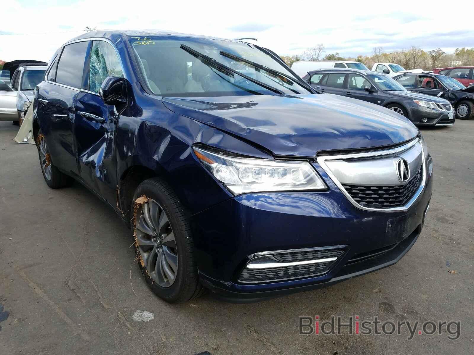 Фотография 5FRYD4H42EB048810 - ACURA MDX 2014