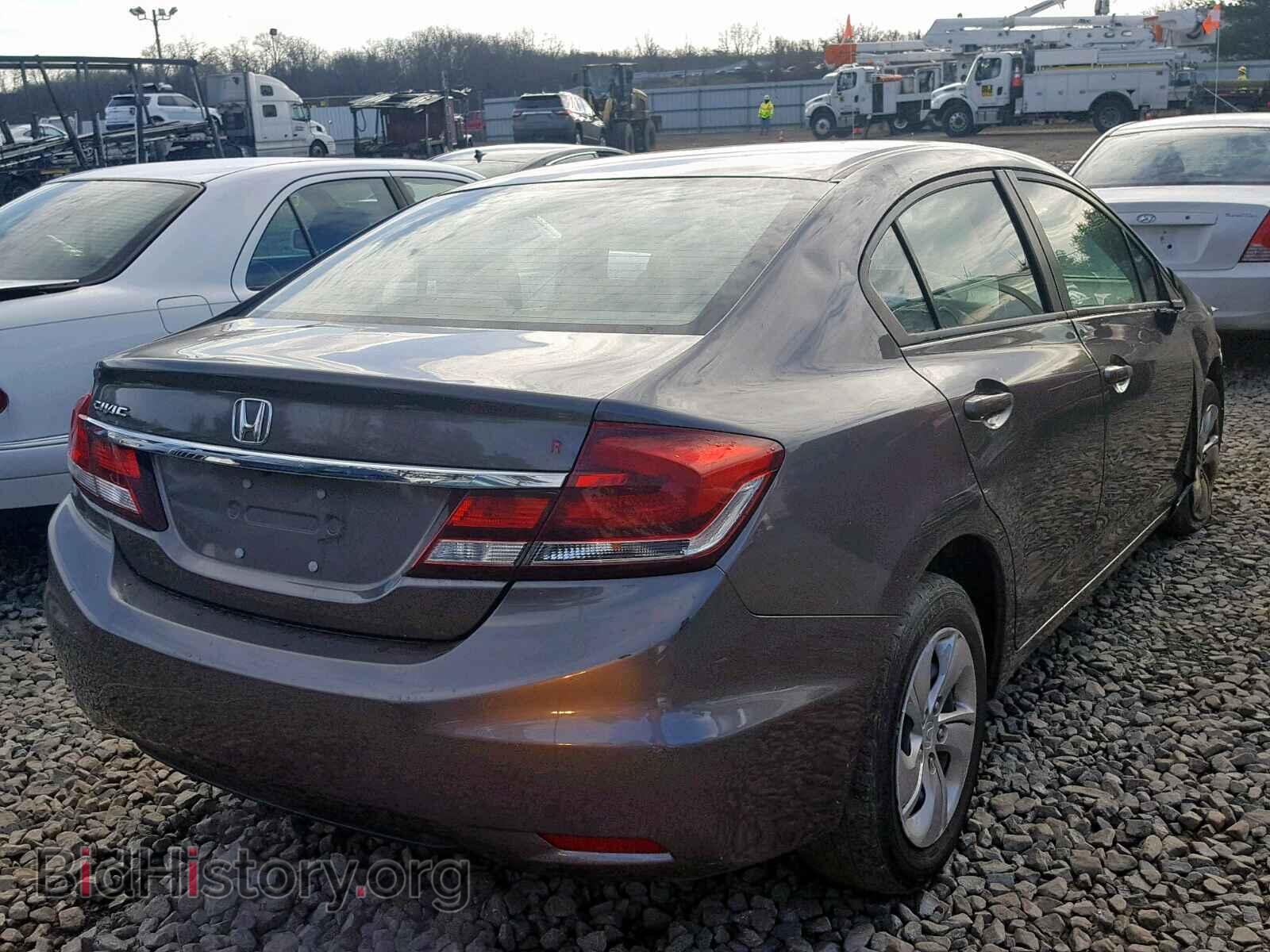 2013 HONDA CIVIC LX - VIN: 19XFB2F54DE220080 - Фото 4