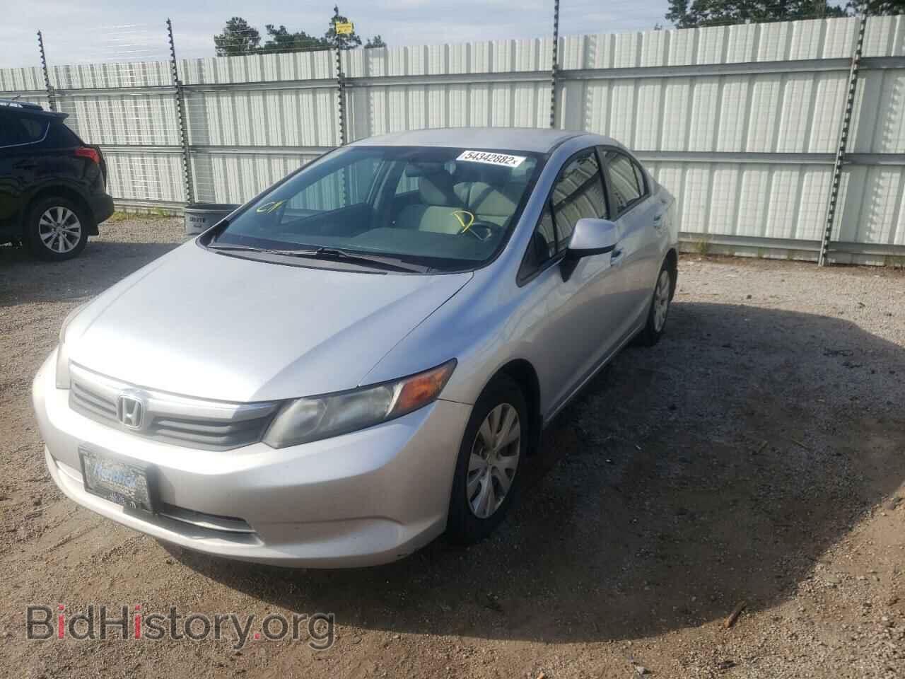 2012 HONDA CIVIC - VIN: 2HGFB2F57CH309033 - Фото 2