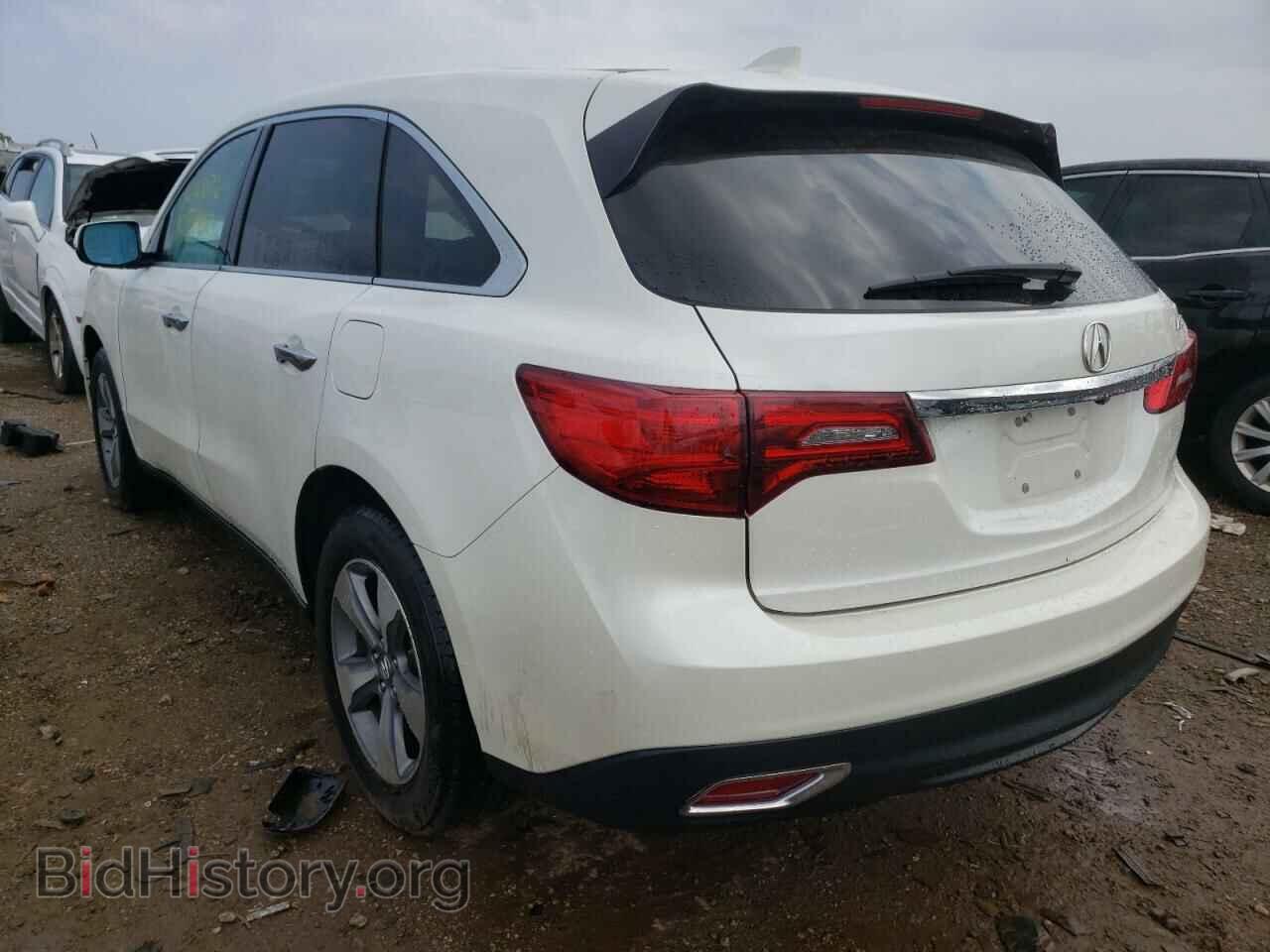 2014 ACURA MDX - VIN: 5FRYD3H21EB003270 - Фото 3