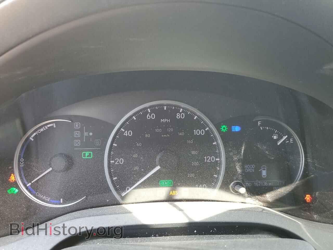 2012 LEXUS CT 200 - VIN: JTHKD5BH2C2111170 - Фото 9