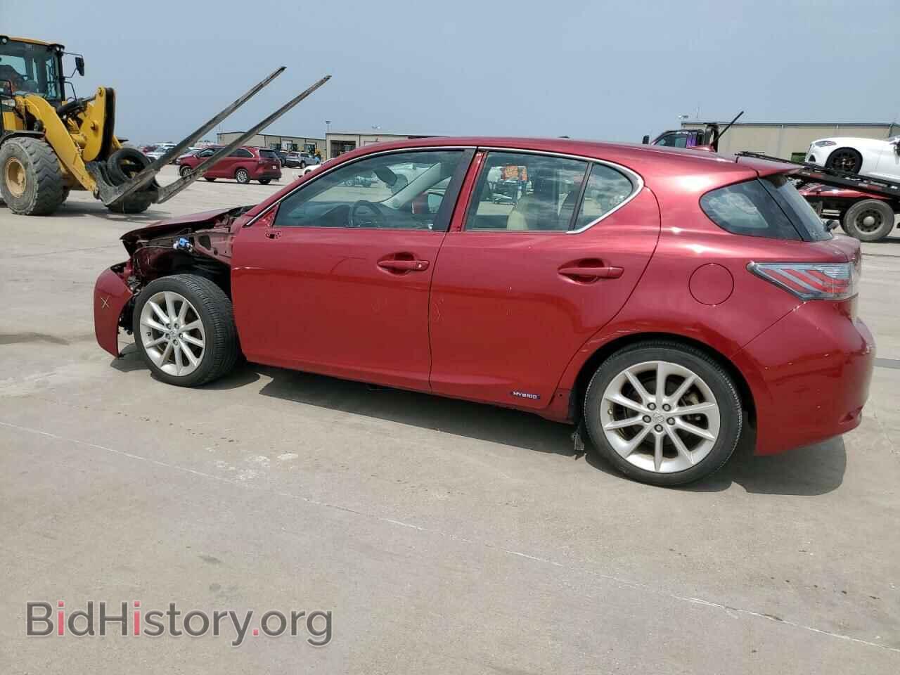 2012 LEXUS CT 200 - VIN: JTHKD5BH6C2100558 - Фото 2