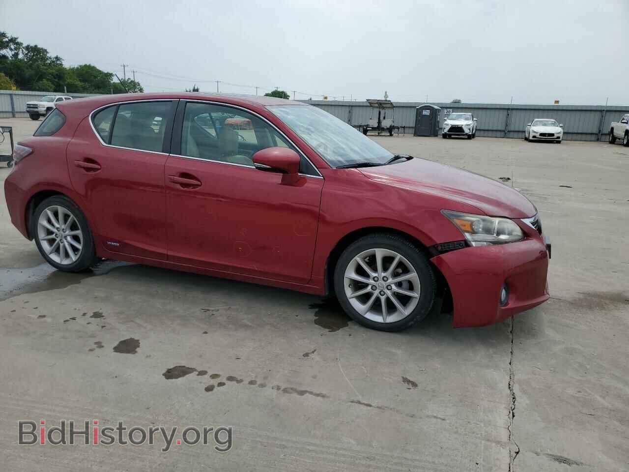 2012 LEXUS CT 200 - VIN: JTHKD5BH6C2100558 - Фото 4