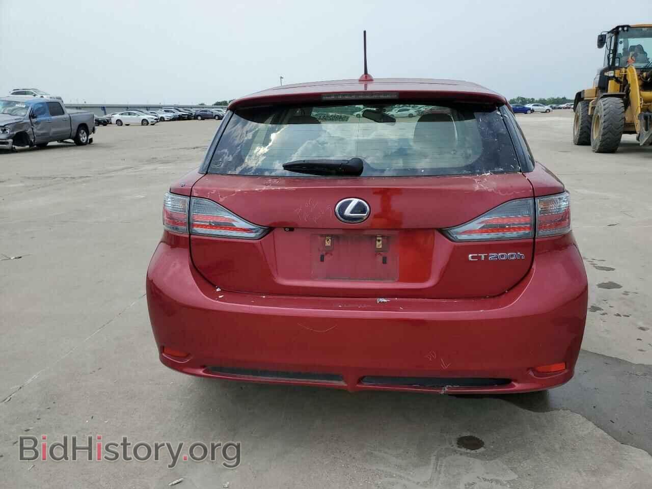 2012 LEXUS CT 200 - VIN: JTHKD5BH6C2100558 - Фото 6