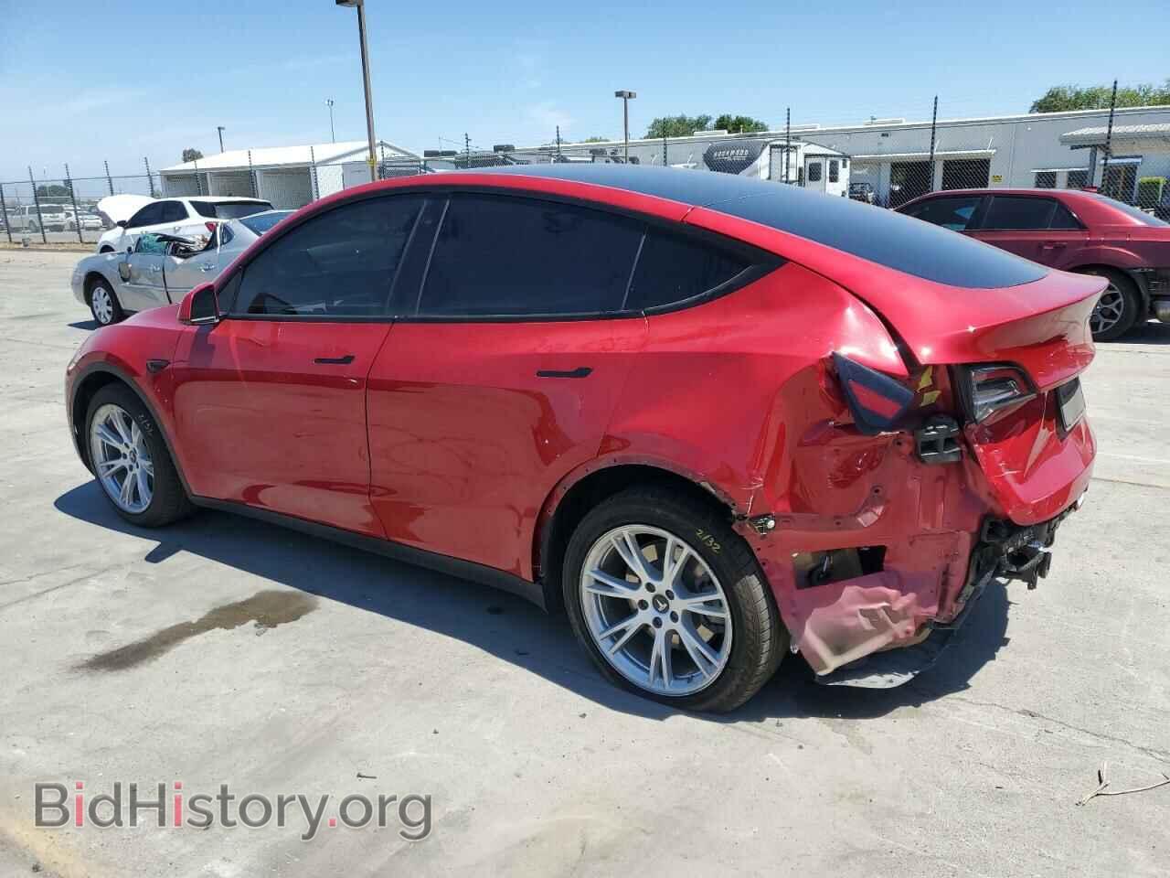 2021 TESLA MODEL Y - VIN: 5YJYGAEE3MF157554 - Фото 2
