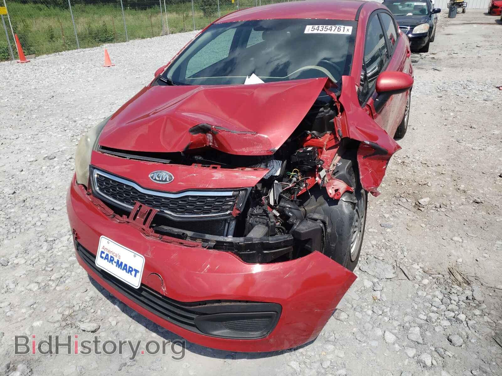 2012 KIA RIO - VIN: KNADM4A33C6088112 - Фото 9