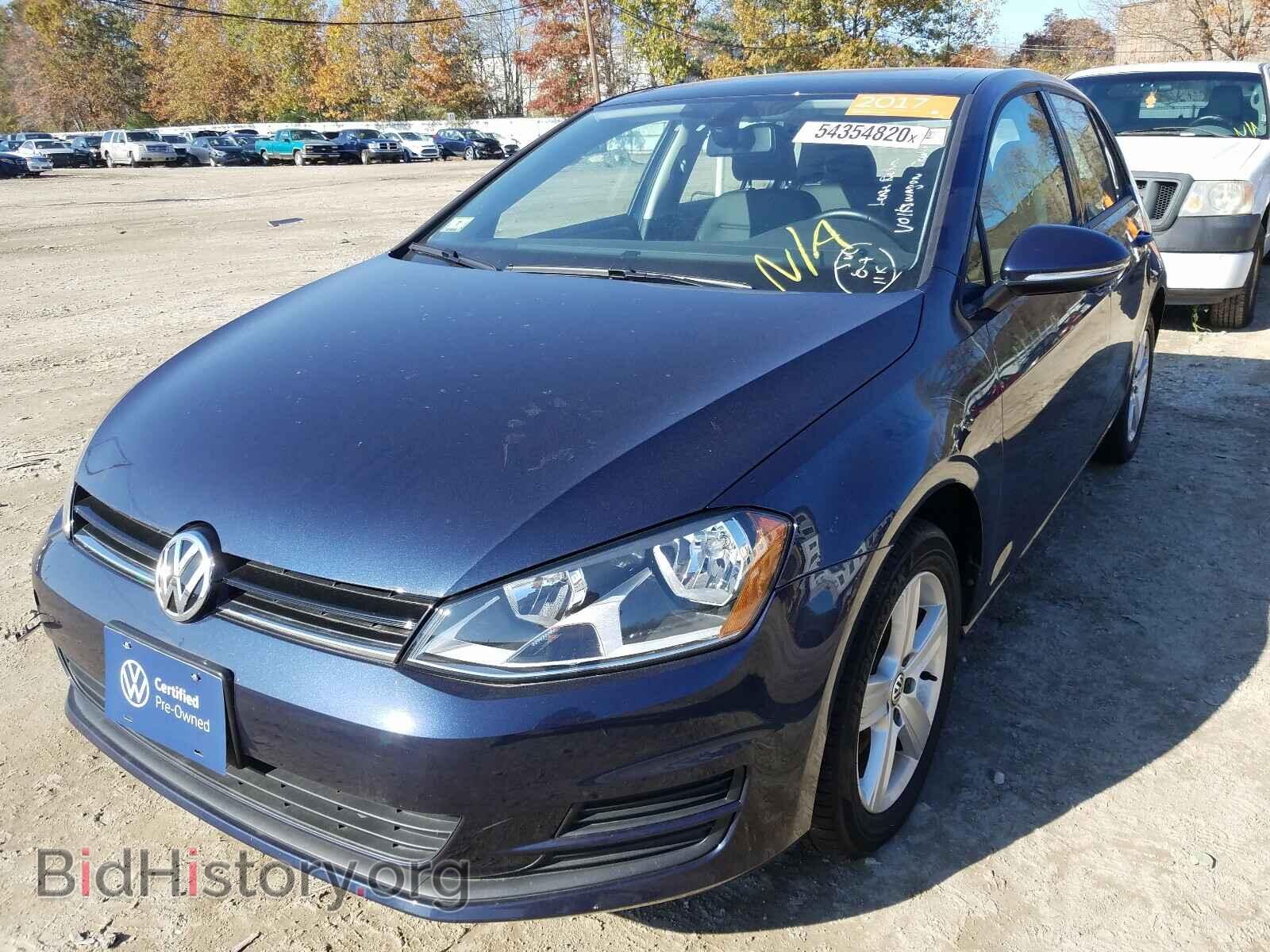2017 VOLKSWAGEN GOLF - VIN: 3VW117AU4HM070375 - Фото 2