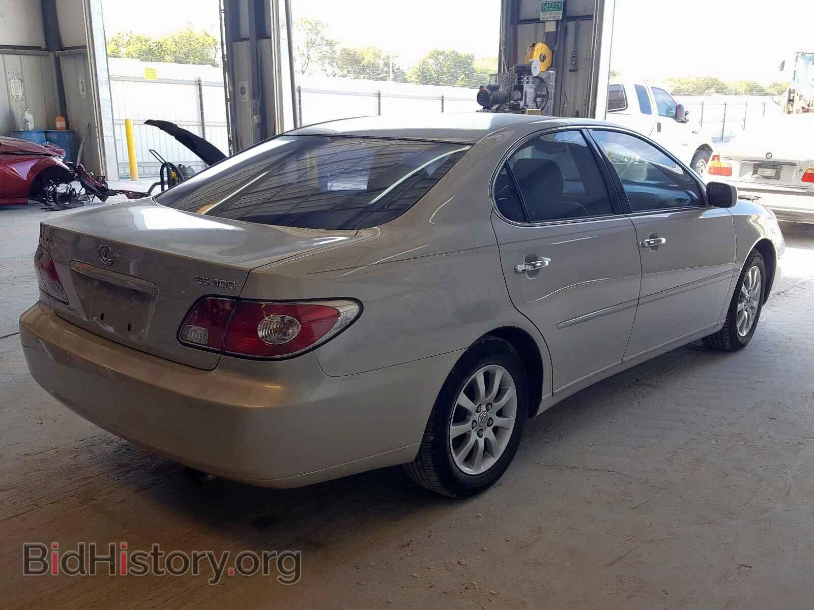 2003 LEXUS ES300 - VIN: JTHBF30G830134151 - Фото 4
