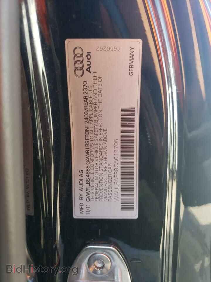 2012 AUDI A5 - VIN: WAULFAFR8CA015705 - Photo 12