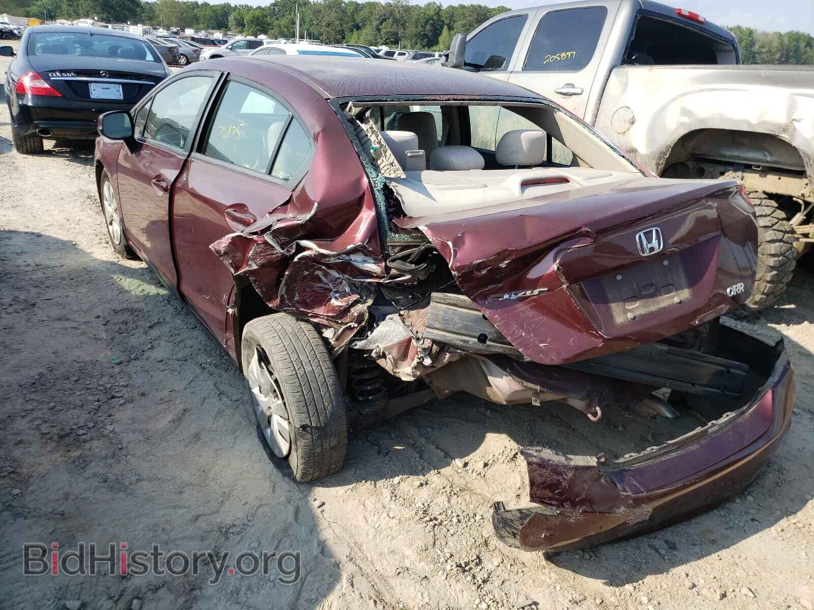 2012 HONDA CIVIC - VIN: 2HGFB2F5XCH579406 - Фото 3