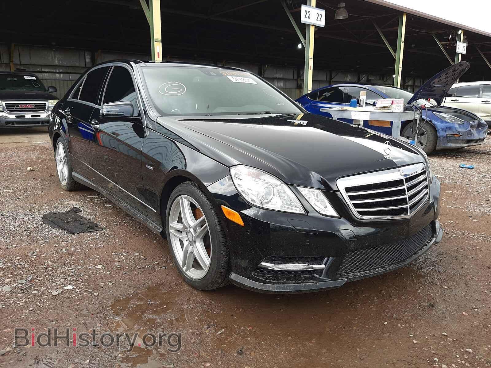 Photo WDDHF5KB1CA640705 - MERCEDES-BENZ E-CLASS 2012