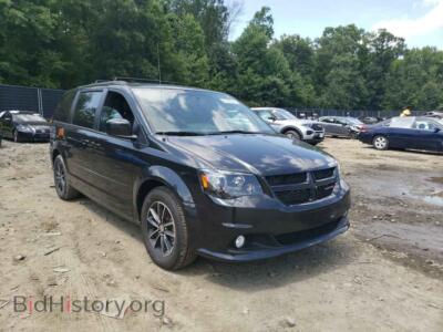 2017 Dodge CARAVAN Grand Cara, black — VIN 2C4RDGEG0HR717171, Copart
