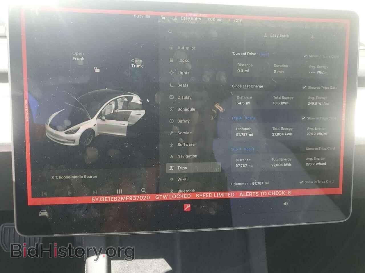 2021 TESLA MODEL 3 - VIN: 5YJ3E1EB2MF937020 - Фото 9