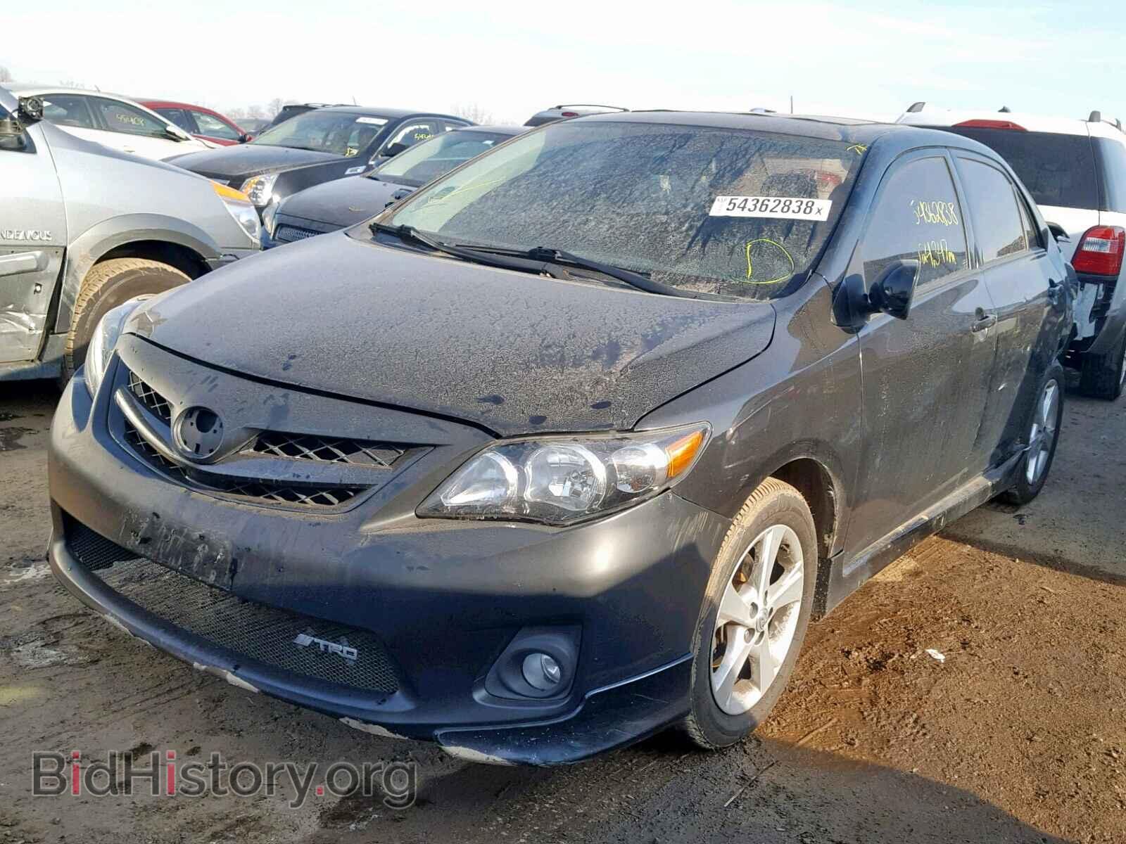 2011 TOYOTA COROLLA BA - VIN: 2T1BU4EE8BC653600 - Фото 2