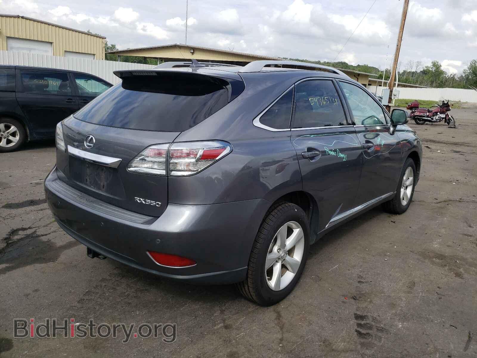 2012 LEXUS RX350 - VIN: 2T2BK1BAXCC123860 - Фото 4