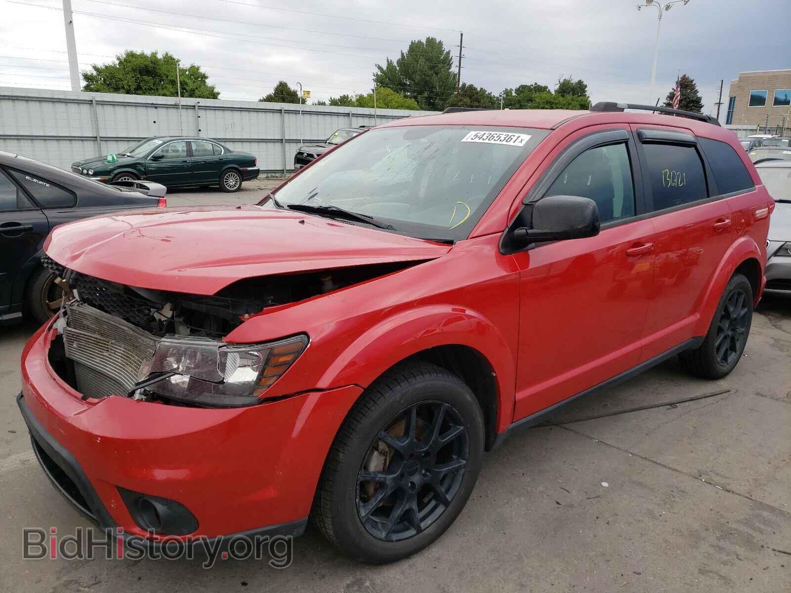 2014 DODGE JOURNEY - VIN: 3C4PDCBB7ET244161 - Фото 2