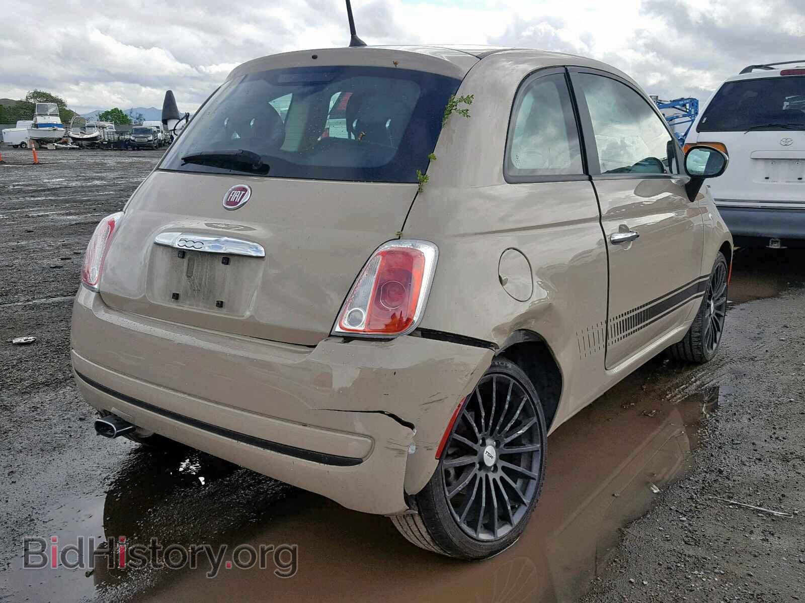 2012 FIAT 500 - VIN: 3C3CFFAR5CT385644 - Фото 4