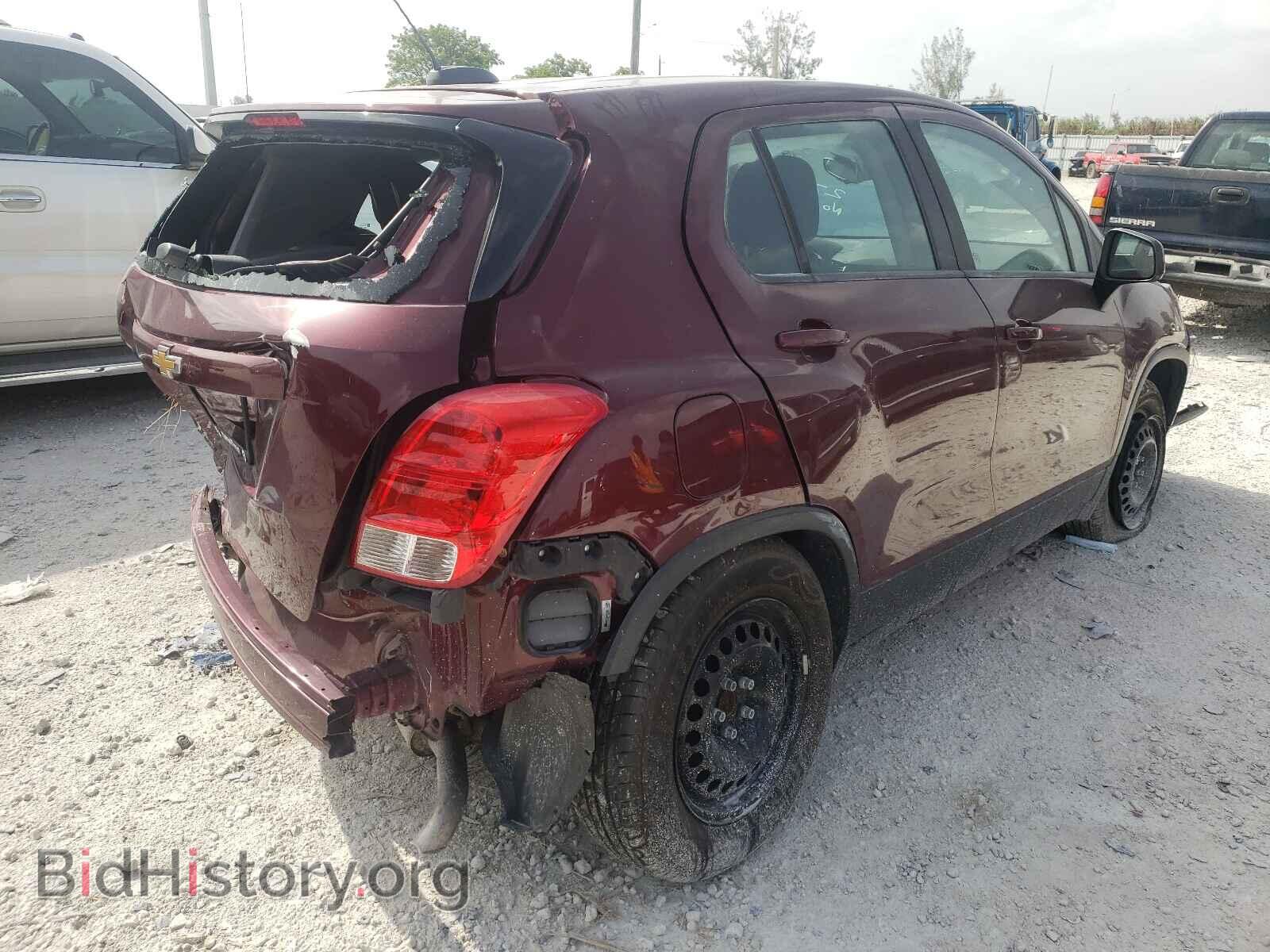 2017 CHEVROLET TRAX - VIN: 3GNCJKSB3HL271998 - Фото 4