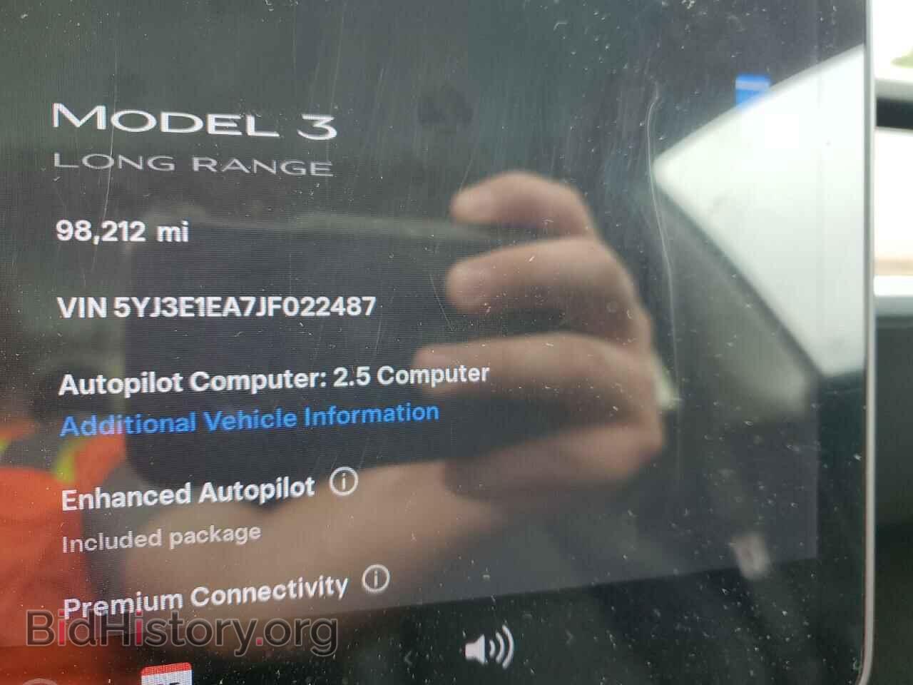2018 TESLA MODEL 3 - VIN: 5YJ3E1EA7JF022487 - Photo 9