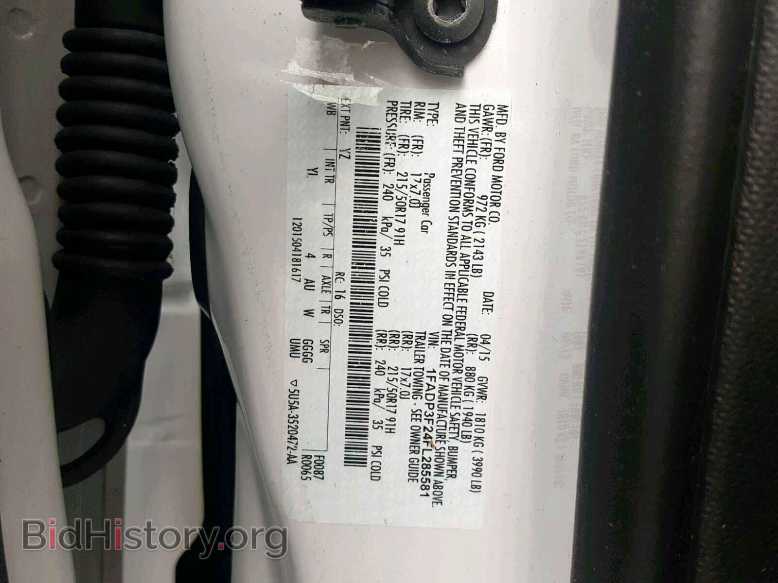 2015 FORD FOCUS SE - VIN: 1FADP3F24FL285581 - Фото 10