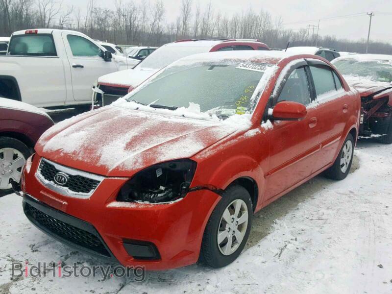 2011 Kia RIO BASE (VIN KNADH4A37B6737302) — фото 2 из 10
