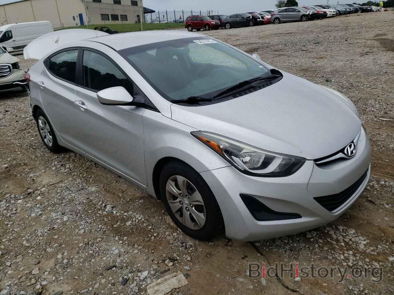 Photo 5NPDH4AE2GH763145 - HYUNDAI ELANTRA 2016