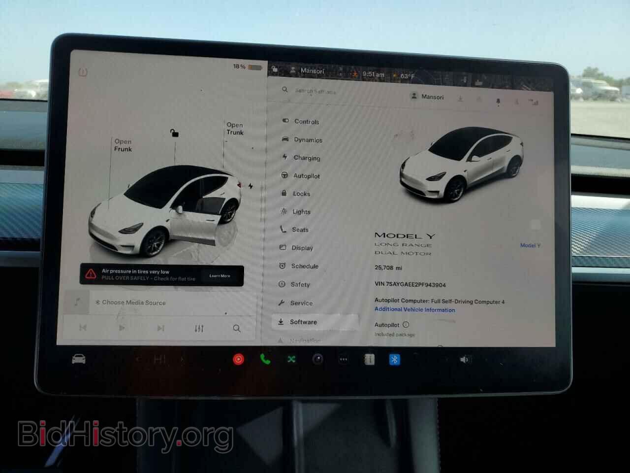 2023 TESLA MODEL Y - VIN: 7SAYGAEE2PF943904 - Фото 9