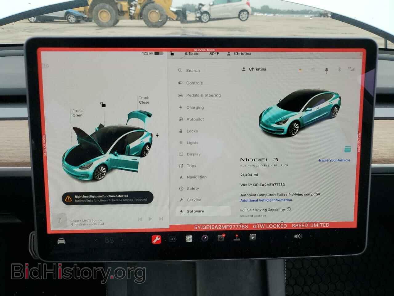 2021 TESLA MODEL 3 - VIN: 5YJ3E1EA2MF977783 - Photo 9