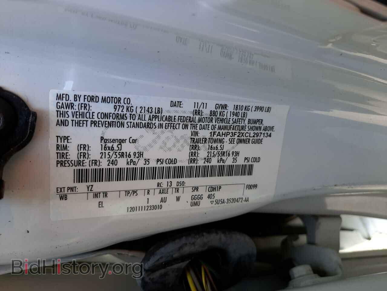 2012 FORD FOCUS - VIN: 1FAHP3F2XCL297134 - Photo 10
