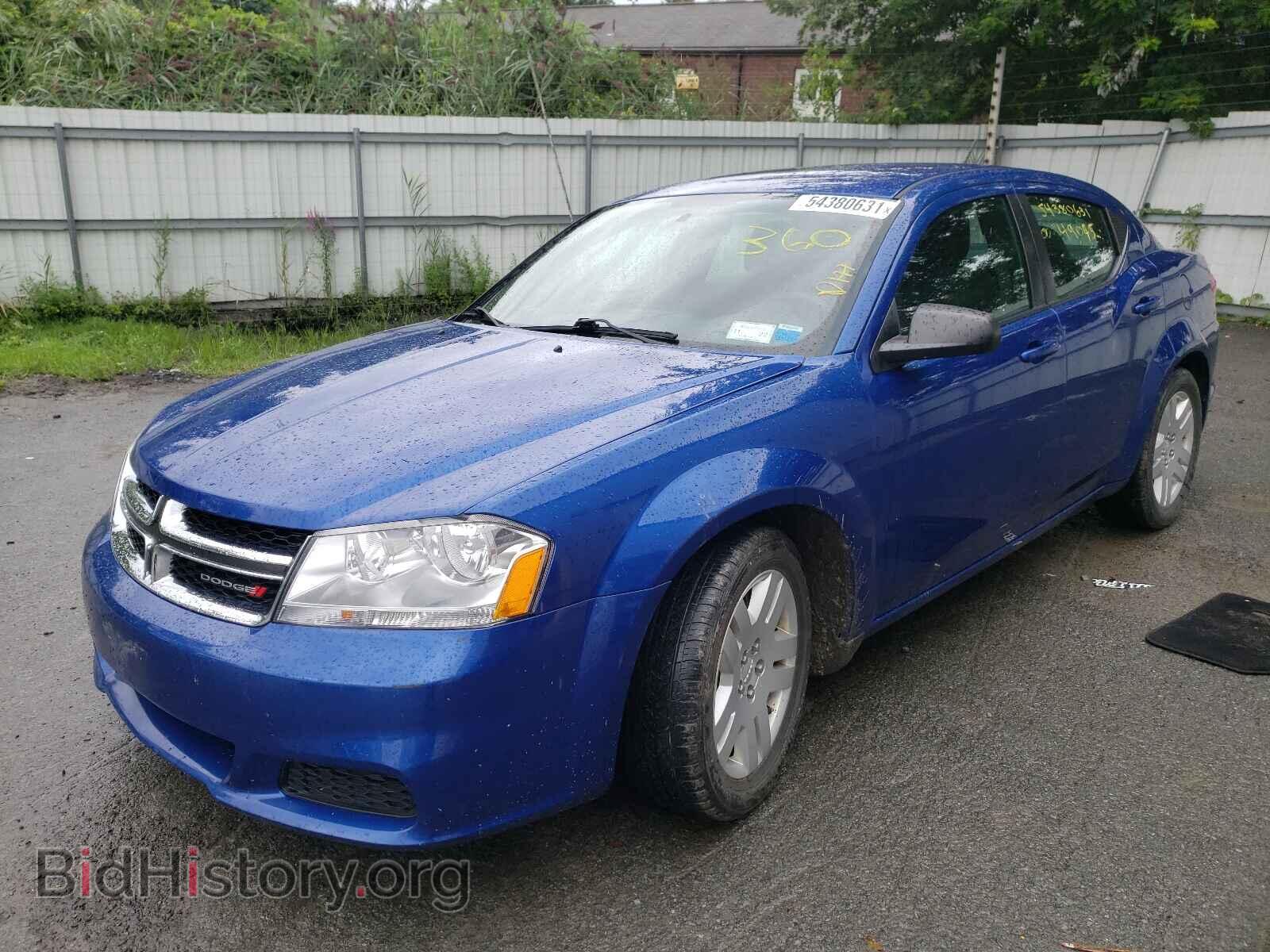 2013 DODGE AVENGER - VIN: 1C3CDZAB4DN530314 - Фото 2