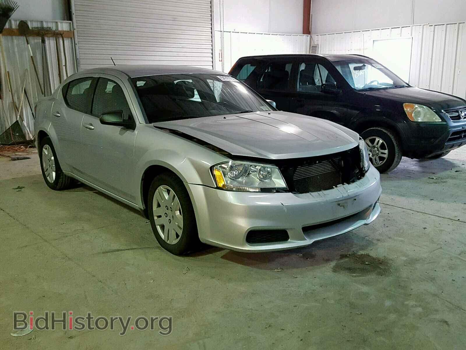 Photo 1C3CDZAB2CN265567 - DODGE AVENGER 2012