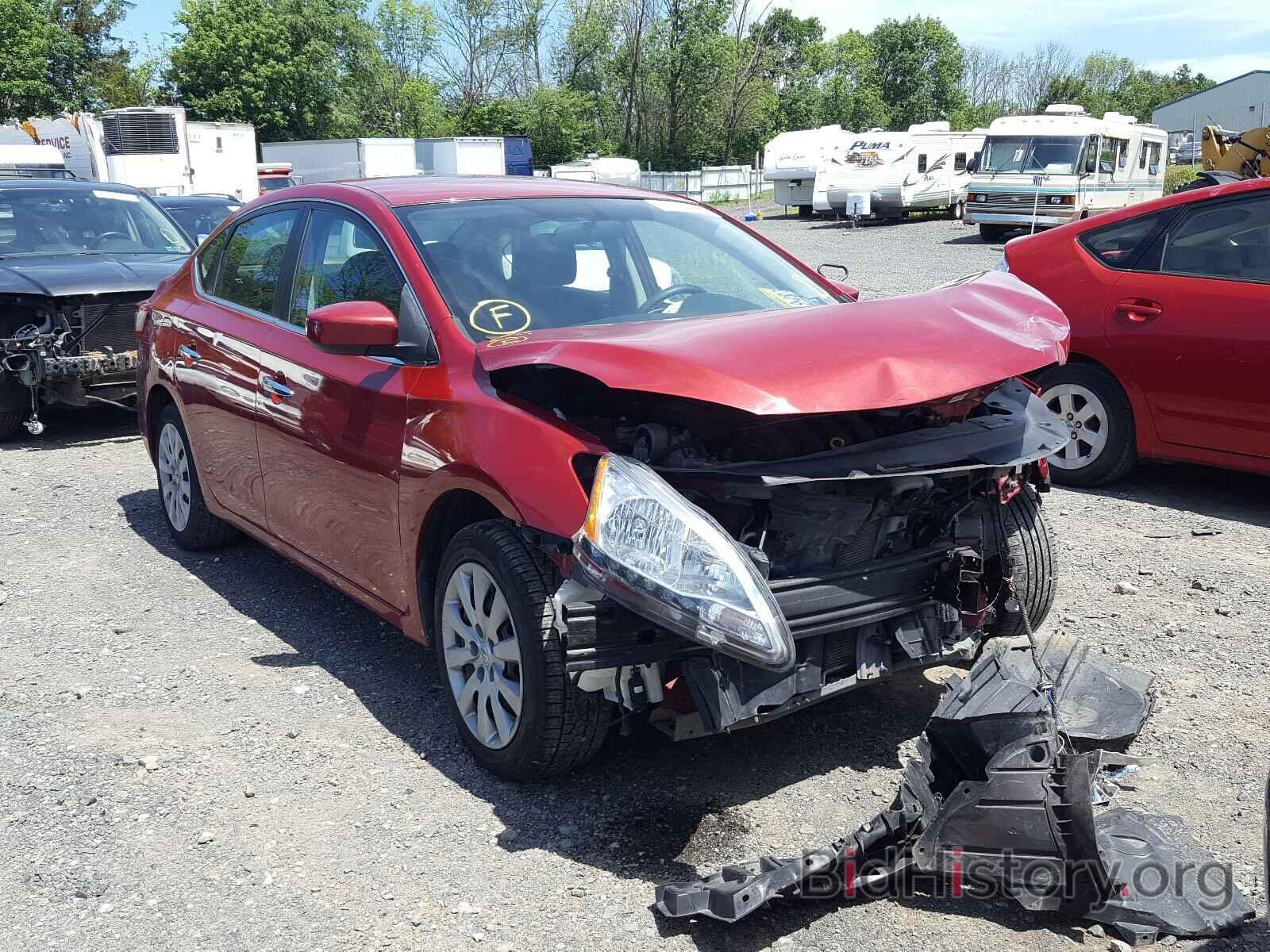 Photo 3N1AB7AP9EL642023 - NISSAN SENTRA 2014