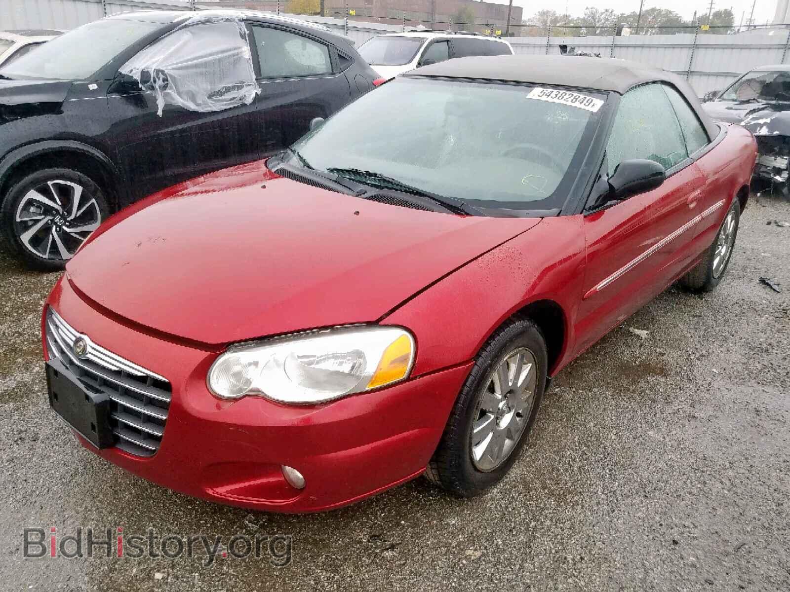 2004 CHRYSLER SEBRING - VIN: 1C3EL65R94N149690 - Фото 2