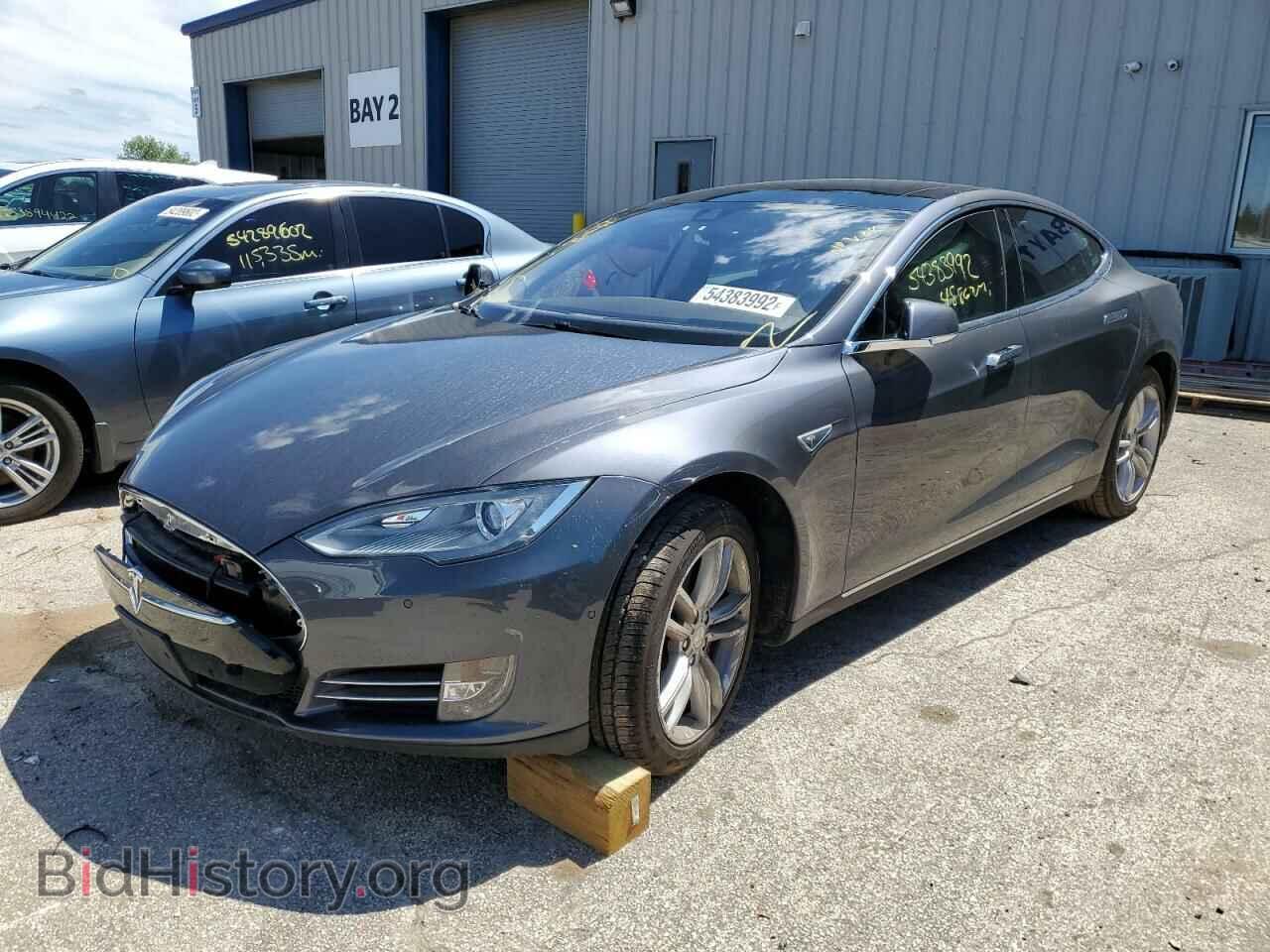 2014 TESLA MODEL S - VIN: 5YJSA1H16EFP65232 - Фото 2