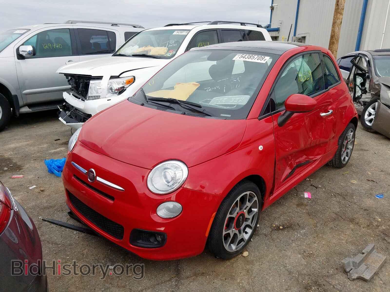 2014 FIAT 500 - VIN: 3C3CFFBR3ET212416 - Фото 2