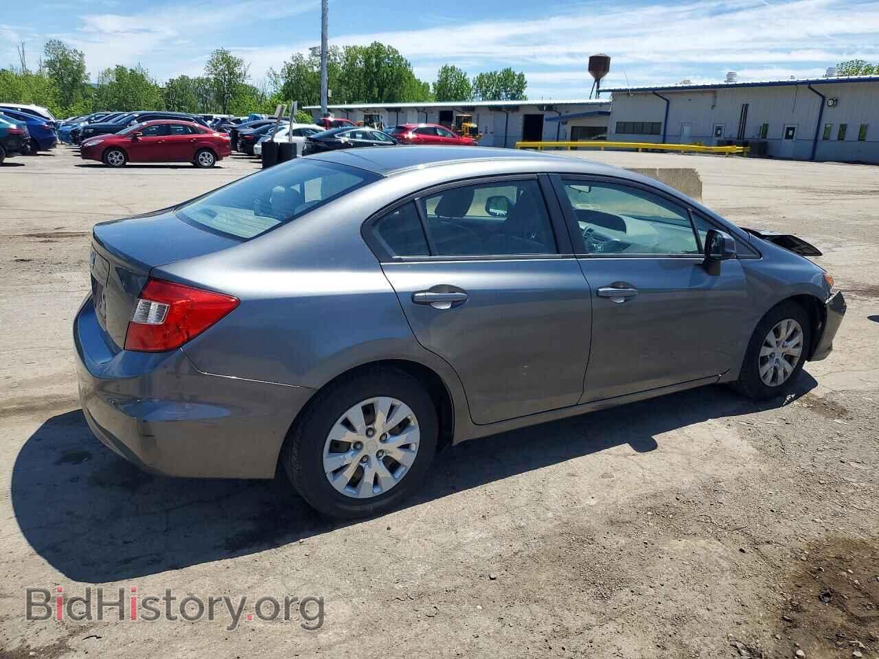 2012 HONDA CIVIC - VIN: 19XFB2F57CE391792 - Фото 3