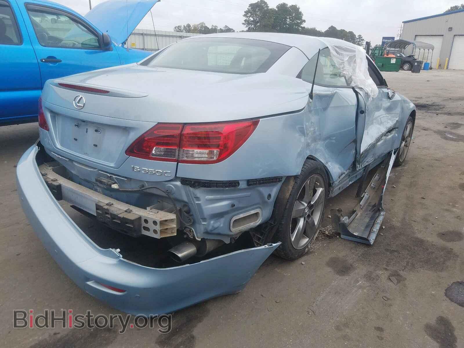 2011 LEXUS IS - VIN: JTHFE2C28B2506959 - Фото 4