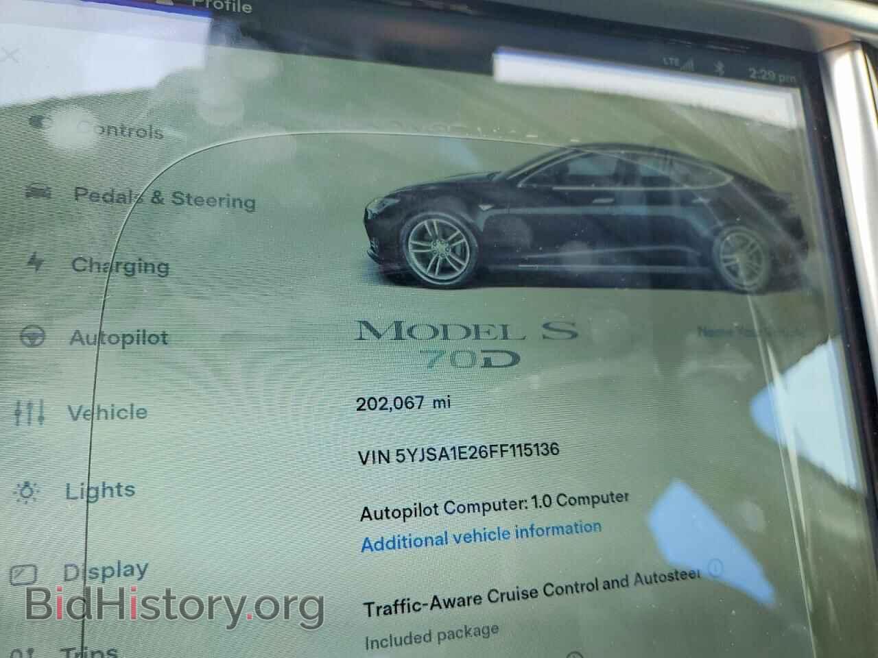 2015 TESLA MODEL S - VIN: 5YJSA1E26FF115136 - Photo 9