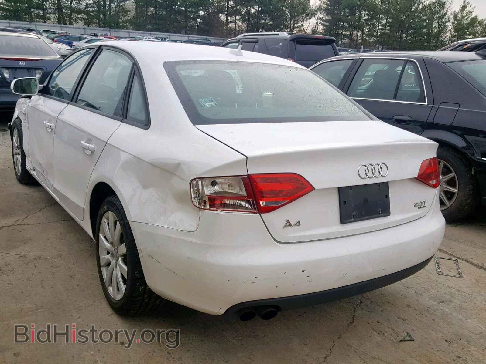 2012 AUDI A4 - VIN: WAUBFAFL6CN001074 - Photo 3