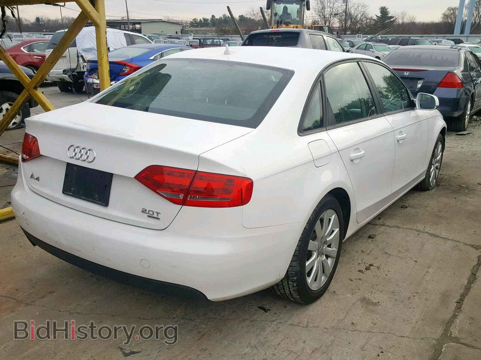2012 AUDI A4 - VIN: WAUBFAFL6CN001074 - Photo 4