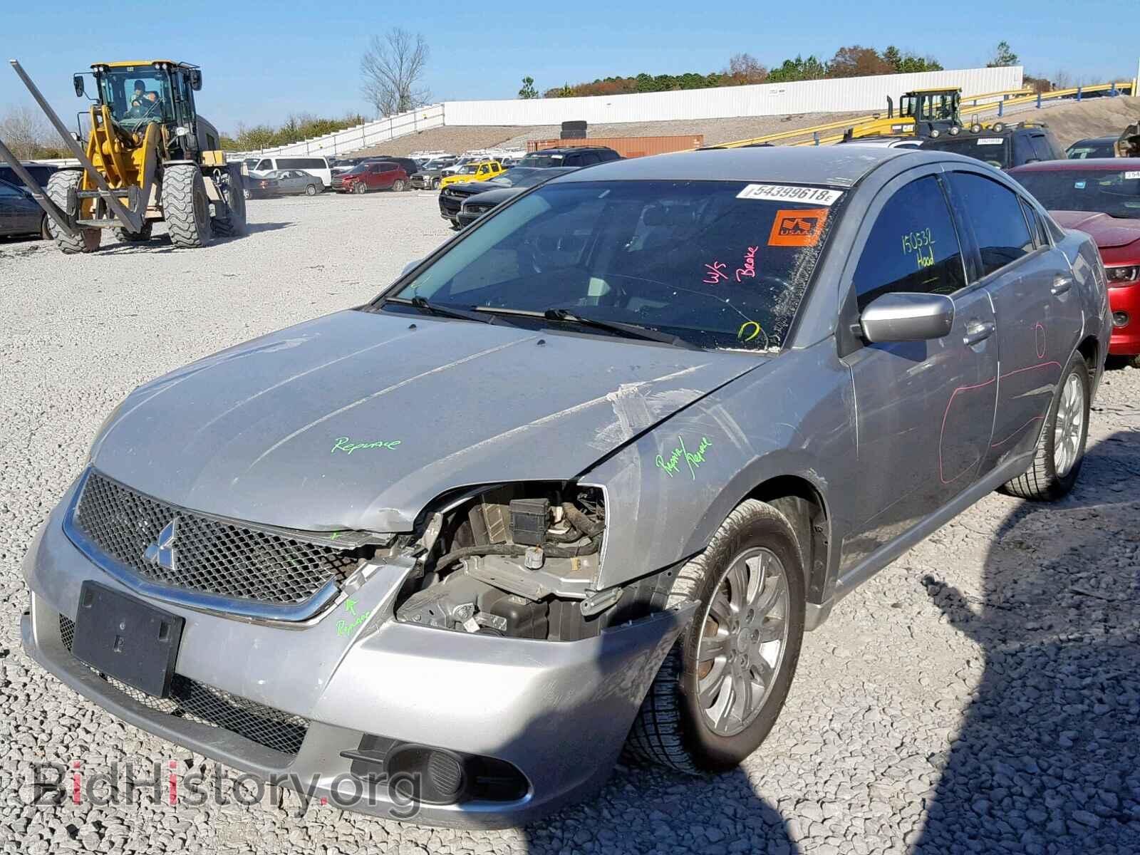 2011 MITSUBISHI GALANT - VIN: 4A32B2FF7BE020856 - Фото 2