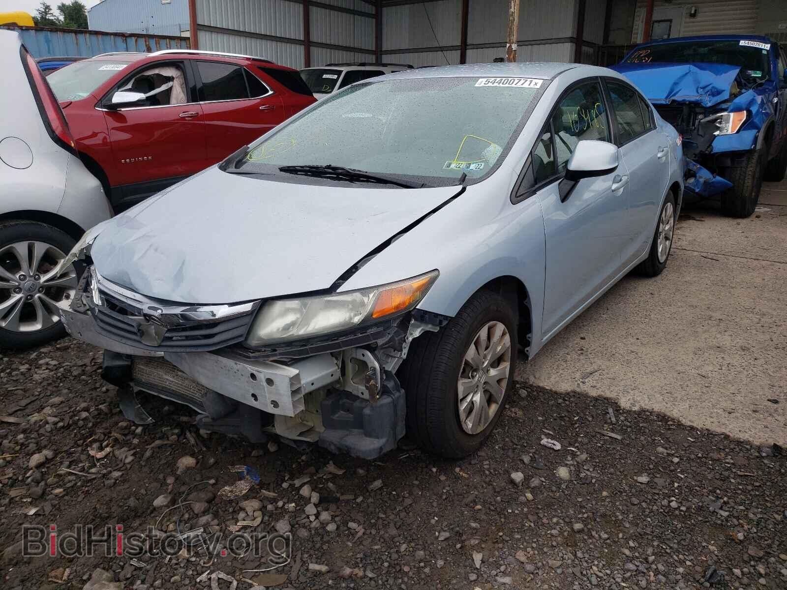 2012 HONDA CIVIC - VIN: 2HGFB2F55CH608262 - Фото 2
