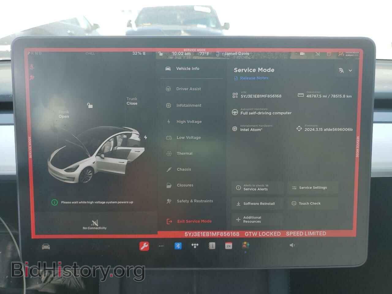 2021 TESLA MODEL 3 - VIN: 5YJ3E1EB1MF856168 - Photo 9