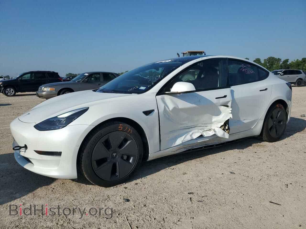 Photo 5YJ3E1EA2NF190012 - TESLA MODEL 3 2022