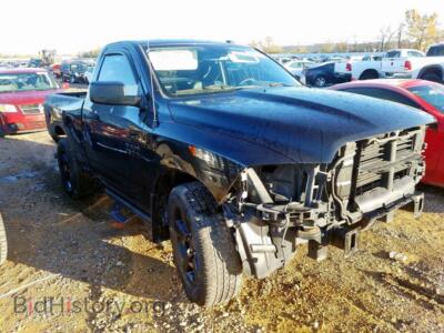 2015 RAM 1500 ST, black — VIN 3C6JR6AG2FG651909, Copart