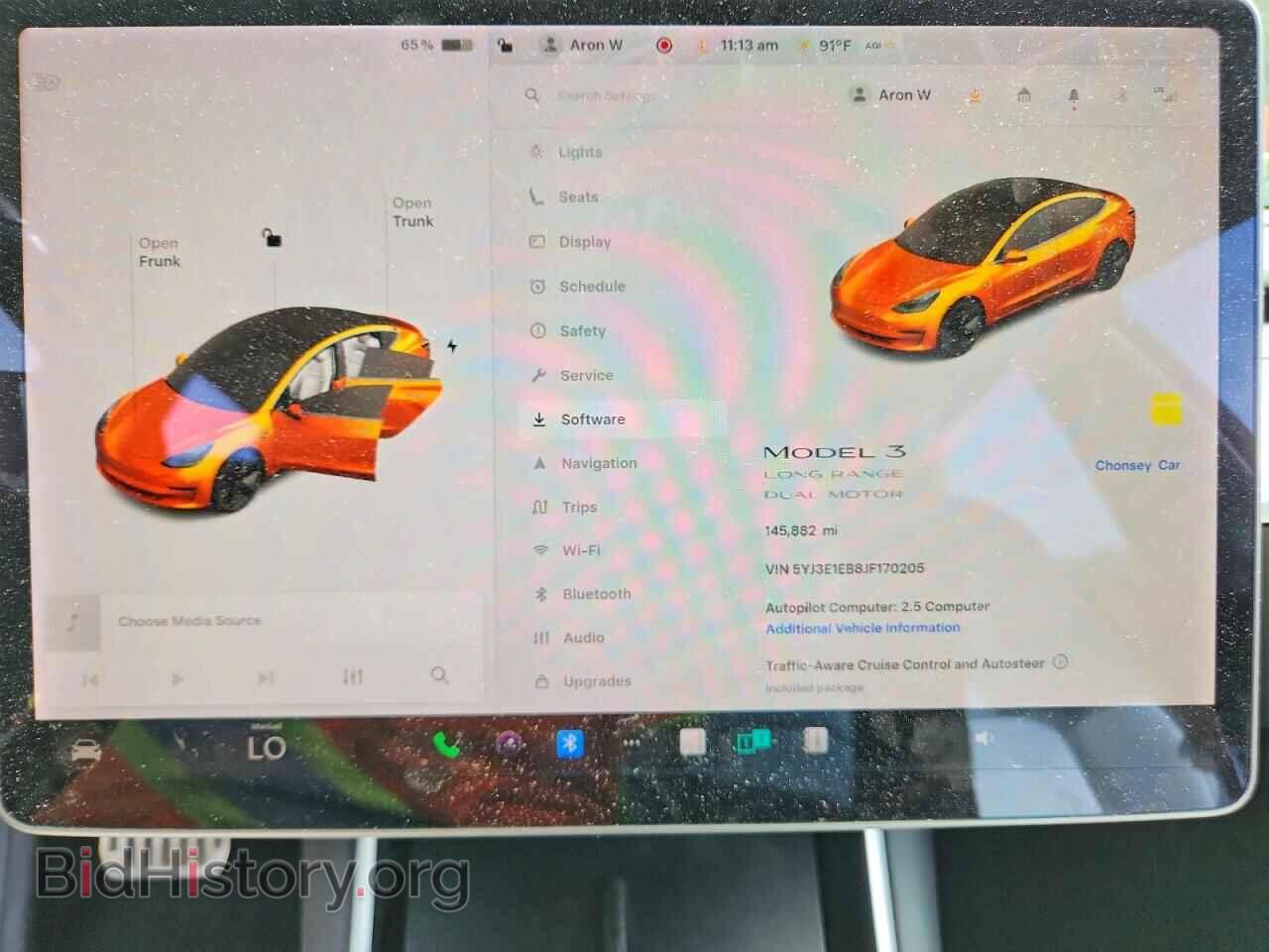 2018 TESLA MODEL 3 - VIN: 5YJ3E1EB8JF170205 - Photo 9